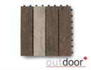 Садовый паркет ДПК Outdoor MULTIBROWN коричневый