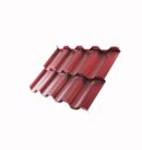 Модульная металлочерепица Forssa Стандарт 0,45(толщина листа) глянец(покрытие) 25мм(высота волны) РБ