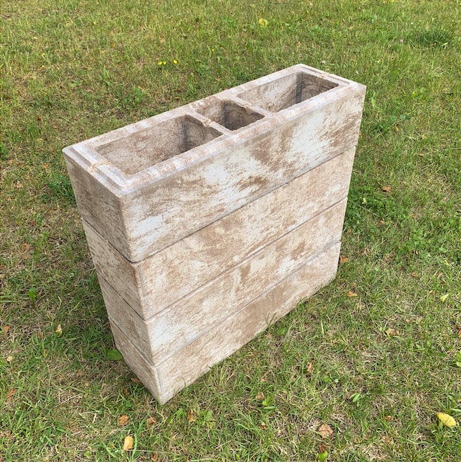 Бетонный блок для забора FaBrick 625x150x200мм